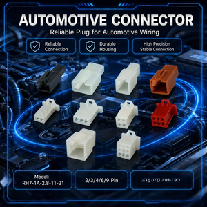 Conector Automotriz Macho y Hembra 6030-2981 6040-2111/7061A-2.8-21 de 2/3/4/6/9 Pines, 2.8mm, en Material PP, ABS, PA6, PA66, Conector de Terminal - Product Image 3