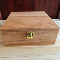 Boîte à compas haut de gamme en bois de cerisier avec insert en EVA
