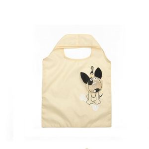 Sacs de courses réutilisables pliables écologiques, sacs à main en forme de chien de dessin animé pour supermarché, logo personnalisé disponible - Product Image 2