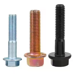 Direct-Supply DIN6921 Hex Flange Bolt with Nut, Customizable M6-M36 High Tensile Fastener Kit for Industrial Projects - Product Image 1