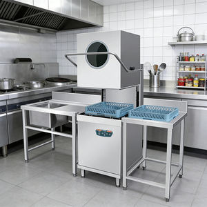 Lave-vaisselle professionnel haute performance à grande capacité, à commande tactile, avec couvercle relevable <span class=keywords><strong>de</strong></span> type <span class=keywords><strong>hotte</strong></span> - Product Image 1