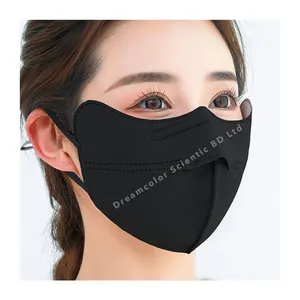 Individuelle chirurgische Einweg-Medizinische Maske Gesichtsmaske aus Bangladesch beste Qualität Export Nonwoven-Maske Gesichtsmaske schwarz BD