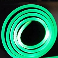Tapis de bureau LED personnalisé XXL avec éclairage rouge, grand tapis de jeu RGB, base en caoutchouc antidérapante, tailles personnalisables, non toxique, 3/4 mm