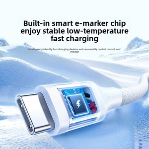 Câble USB Type C vers Type C UGREEN 240W, charge rapide PD 5A, tressé, pour téléphone portable <span class=keywords><strong>Apple</strong></span>, Android, tablette, ordinateur portable, <span class=keywords><strong>chargeur</strong></span> USB C - Product Image 6