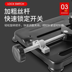 Support pour meuleuse d'angle, base réglable multi-angles 0-45 degrés pour meulage et polissage électriques, usage DIY - Product Image 4