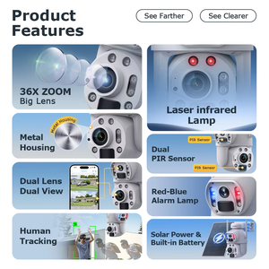 Cámara Solar Sectec Nueva HD de 6MP con Zoom de 36X, Color Blanco, Grabación de <span class=keywords><strong>Video</strong></span> 24/7, Seguimiento Automático, <span class=keywords><strong>Vigilancia</strong></span> 4G para Exteriores - Product Image 3
