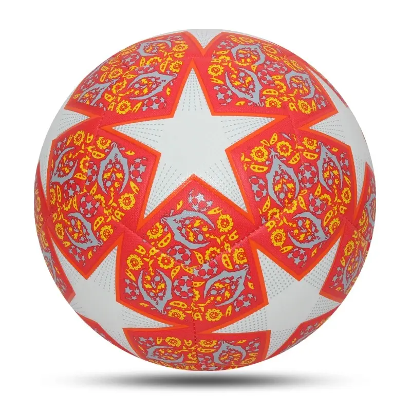 La máquina más barata cosida a mano de alta calidad profesional lanza balones de fútbol termosellados personalizados