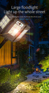 Prezzo all'ingrosso impermeabile Pir <span class=keywords><strong>Motion</strong></span> Outdoor Garden Led Light lampada da parete con sensore solare - Product Image 3