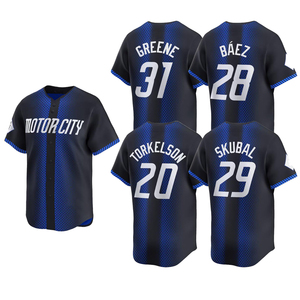 2024 City 20 Spencer Torkelson 24 <span class=keywords><strong>Miguel</strong></span> Cabrera 29 Tarik Skubal 31 Riley Greene Camiseta de béisbol Detroit - Product Image 1