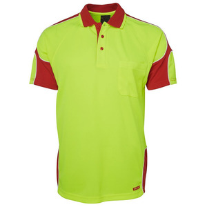 160GSM Jersey nhanh chóng khô polo Áo sơ mi Hi VIS làm việc t Áo sơ mi cho nam giới cơ khí Áo sơ mi - Product Image 6