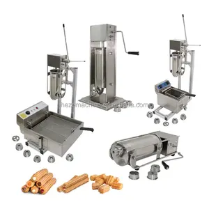 ماكينة churros مع مقلاة خزانة الأطباق الإسبانية آلة صنع churros مع مقلاة تخفيضات ساخنة