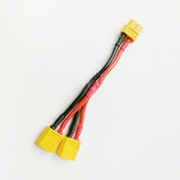 Câble adaptateur XT30 vers XT60, connecteur convertisseur en silicone 14AWG pour chargeur de batterie