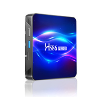 Boîtier TV Android 14 de haute qualité 2026 OTT HS86 PRO 20 Rockchip RK3566 avec 0,8 TOPS de puissance de calcul NPU, original d'usine