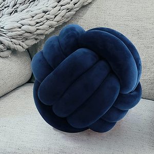<span class=keywords><strong>Coussin</strong></span> de noeud décoratif d'inspiration scandinave pour canapé oreiller élégant de 25 <span class=keywords><strong>cm</strong></span> de diamètre pour la décoration intérieure - Product Image 2
