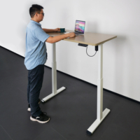 Bureau électrique réglable en hauteur, table de bureau, bureau électrique réglable en hauteur à moteur simple ou double