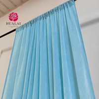 HuaLai 10x20ft Rideaux en velours de luxe pour décorations de scène de mariage, tissu lourd insonorisant, taille personnalisée