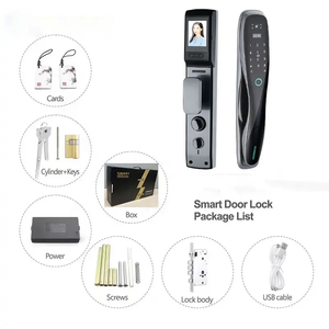 Chất lượng cao <span class=keywords><strong>U</strong></span> ứng dụng thông minh wifi từ xa mở khóa 6068 Lỗ mộng 4200mAh Video Thông Minh khóa cửa với máy ảnh - Product Image 3