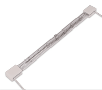 Lampe de chauffage infrarouge de four d'halogène d'OEM 400V 3000W d'usine de la Chine pour des machines de soufflage d'ANIMAL FAMILIER