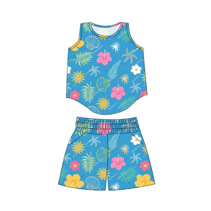 Set Estivo <span class=keywords><strong>per</strong></span> Bambini con Canottiera e Pantaloncini in Morbido Tessuto di Bambù, Abbigliamento <span class=keywords><strong>per</strong></span> Bambini Piccoli - Product Image 2