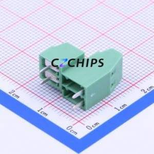 1751390 Screw Terminal Block Through hole Component (THT),P=3.5mm Connector 3.5mm Green Through Hole 4P - Product Image 2