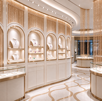 Agencement complet de magasin de bijoux de luxe français : solution personnalisée tout-en-un pour l'aménagement intérieur
