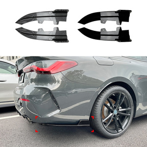 BMW 4 Series G22 G23 M Sport Rear Corner Deflector Carbon Fiber Texture ABS Adhesive Weather Shields Exterior Modification - Product Image 1