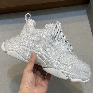 Zapatos Deportivos Casuales de Tacón Alto Negros con Diamantes Completos BB, Modelo 2026, Personalizados de Lujo, para Hombre y Mujer - Product Image 2