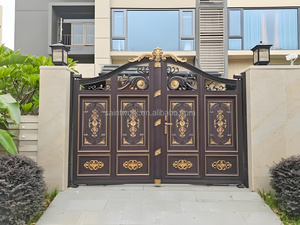 Motor y Abrepuertas para Portones Correderos, Diseño Moderno y Sencillo, Construcción de Puerta de Aluminio Personalizable para Patio/Villa - Product Image 3