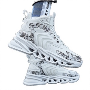 High Top Blade Sole Chunky <b>Height</b> <b>Increasing</b> Autumn/Winter Sporty Walking Shoes Size 39-46 Designer Sneakers - Product Image 3