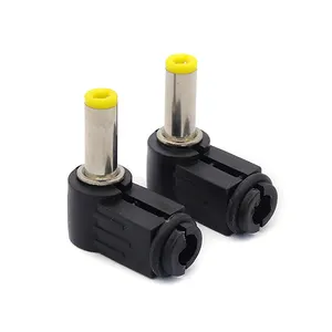 Adattatore Jack a corrente continua 90 gradi maschio 5.5x2.5mm lunghezza della spina del diapason 14mm