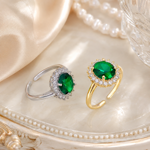 Anello Aperto a Forma di Loto per Donne, Minimalista e Regolabile, Anello da Dito alla Moda - Product Image 6