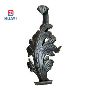 Feuilles et fleurs en <span class=keywords><strong>fer</strong></span> <span class=keywords><strong>forgé</strong></span> <span class=keywords><strong>antirouille</strong></span> pour la décoration - Product Image 5