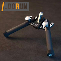 Barre d'extension réglable en V robuste avec poignée Viper Grip, crochet pivotant et système de poulie en acier pour machine à câbles
