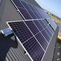 Panel Surya JA Solar JAM54D40 LB 430W-455W Bifacial N-Type 445W Kaca Ganda untuk Sistem Energi Rumah dan Komersial