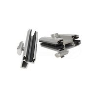 Kit de fixation intermédiaire pour module à double vitrage à film mince, adapté aux panneaux solaires sans cadre