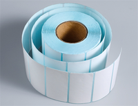 Autocollants thermiques adhésifs personnalisés, rouleaux d'autocollants, étiquettes vierges pour écriture, étiquettes de codes-barres, étiquettes d'expédition