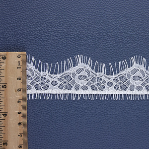 Non extensible blanc cils mince petit ruban de garniture en dentelle pour ourlet manchette soutien-gorge de sous-vêtements sexy - Product Image 2