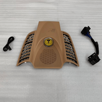 Para Panamera, Macan, 911: Cubierta de cronómetro para salpicadero ABS, cable adaptador, pantalla de hora y brújula para control central