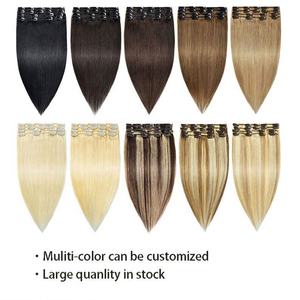 ISWEET Extensions de cheveux à clips pas chères 350g Cheveux humains Remy Extensions de cheveux à clips Volume humain 613 Fournisseur Remi - Product Image 4