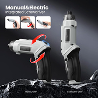 Perceuse-visseuse électrique sans fil portable DIY, kit combiné avec moteur sans balais, batterie rechargeable, tournevis sans fil - 7.1 N.m