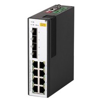 Conmutador Ethernet Industrial IE4300-12P-AC con 8 Puertos Eléctricos Gigabit y 4 Puertos Ópticos Gigabit POE DIN