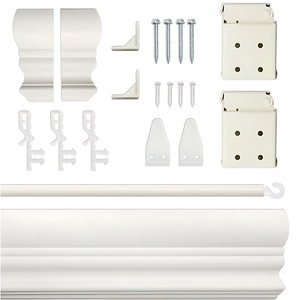 ستائر مدمجة مقاومة للماء من البي في سي بتصميم بسيط تحجب الأشعة فوق البنفسجية للحمام والمطبخ والمناطق الرطبة سهلة التنظيف ومتينة وصديقة للبيئة - Product Image 6