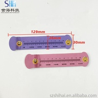 Règle médicale de mesure de la douleur en plastique personnalisée, double règle médicale de haute qualité pour l'évaluation de la douleur