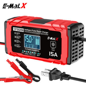 شاحن بطارية ذكي للسيارات والدراجات النارية <span class=keywords><strong>12</strong></span> فولت 15 أمبير/24 فولت 8 أمبير مع حماية من التيار الزائد والجهد الزائد والحرارة الزائدة والشحن الزائد - Product Image 2