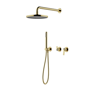 Robinet mitigeur de lavabo CUPC en laiton doré, à <span class=keywords><strong>deux</strong></span> poignées, 3 trous, pour salle de bain - Product Image 5
