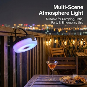 Lampu Tali Portabel Tenaga Surya untuk Berkemah dengan 8 Mode, Lampu Tenda USB Isi Ulang untuk Tenda, Taman, Pesta, dengan Remote Control - Product Image 3