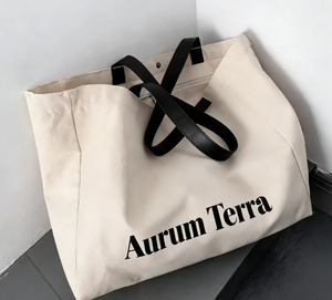 Sac fourre-tout en toile de coton personnalisé avec logo imprimé - Product Image 3