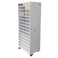 Vente en gros d'équipement pour reptiles Support d'élevage de reptiles en PVC Cage à gecko léopard lézard serpent avec roues personnalisable