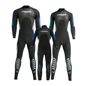 Traje de Neopreno de una Pieza CRESSI Morea para Hombres, Mujeres y Niños - Buceo Libre y Buceo en Aguas Profundas, Material Térmico de 3mm - Product Image 1