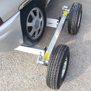 Chariot à roues pour voiture de 3,5 tonnes, équipement de remorquage en aluminium, patins de déplacement de voiture, manuel - Product Image 4
